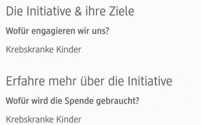 Wir danken für die Spende durch eine Aktion des dm-drogerie markt Deutschland